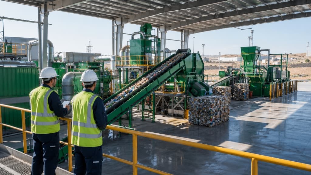 Industrial waste management and environmental monitoring