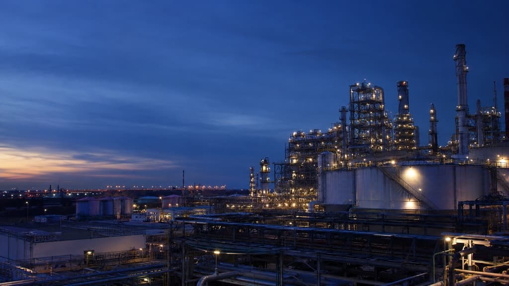 Industrial energy facility and coastal refining terminal in Algeria