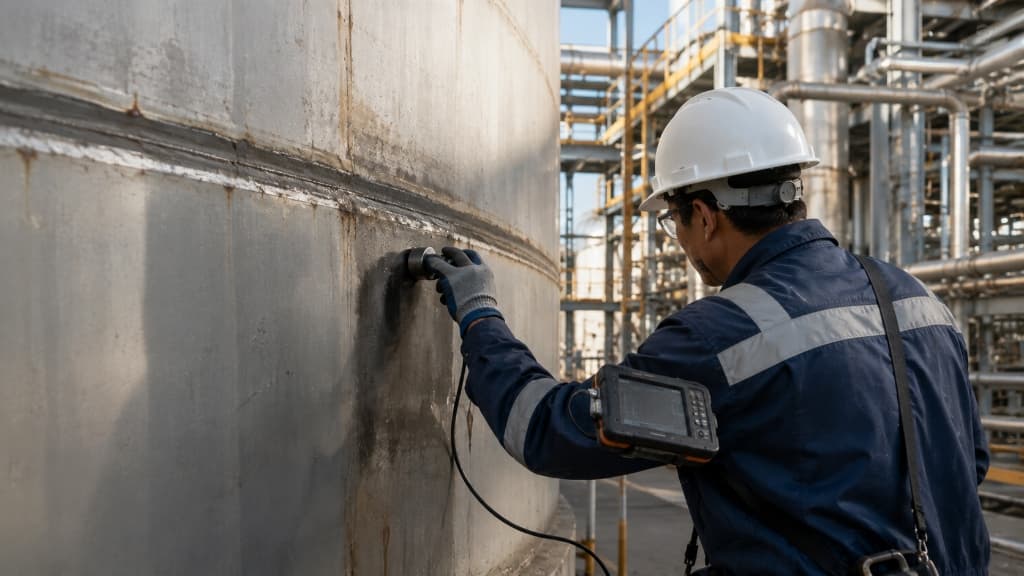 Asset integrity ultrasonic non-destructive testing